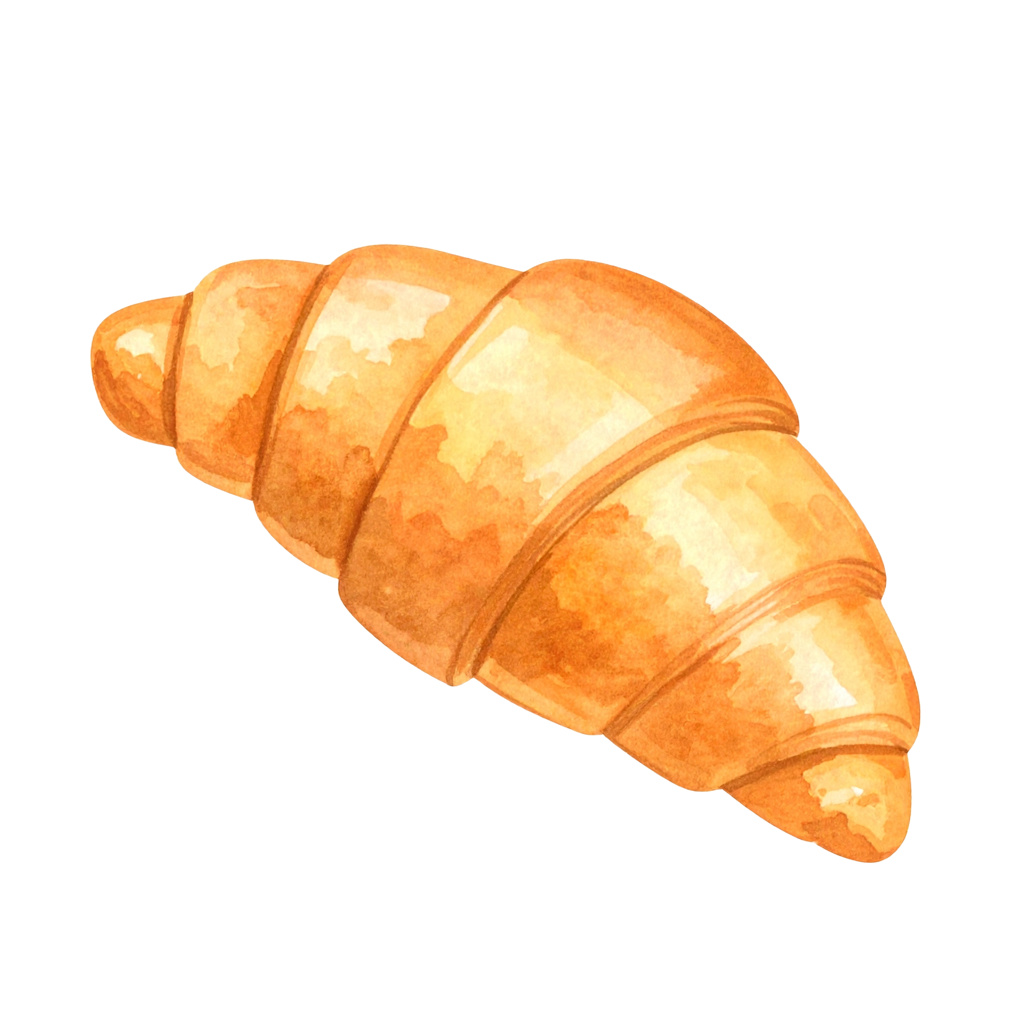 クロワッサンのイラストフリー素材