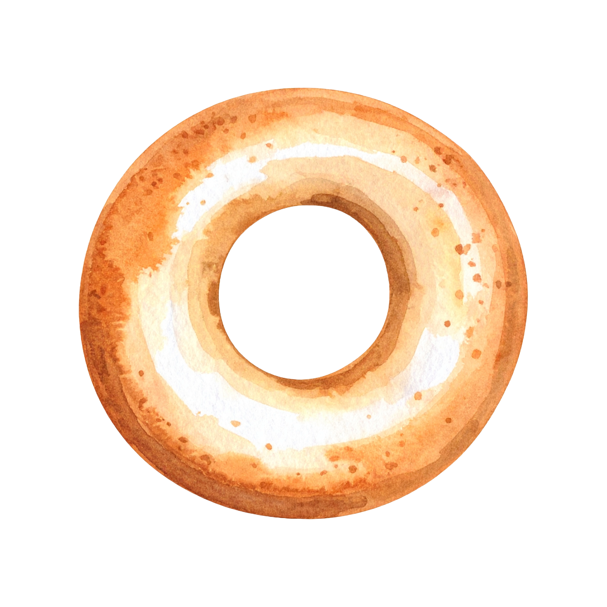 ベーグルのイラストフリー素材