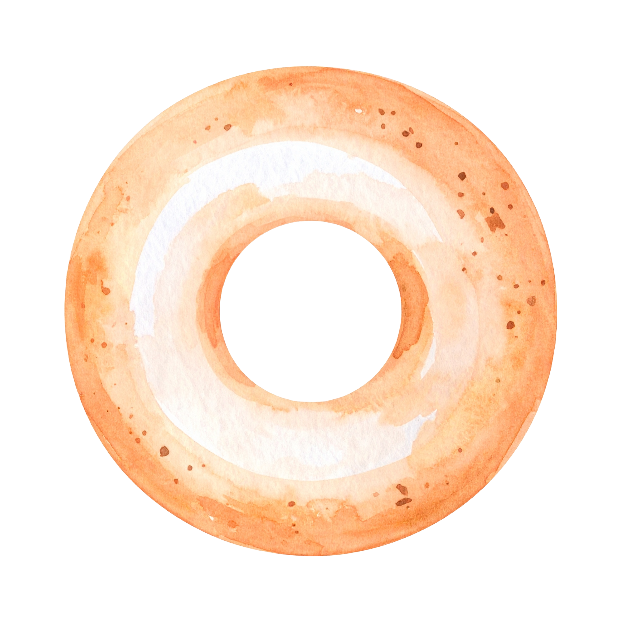 ベーグルのイラストフリー素材