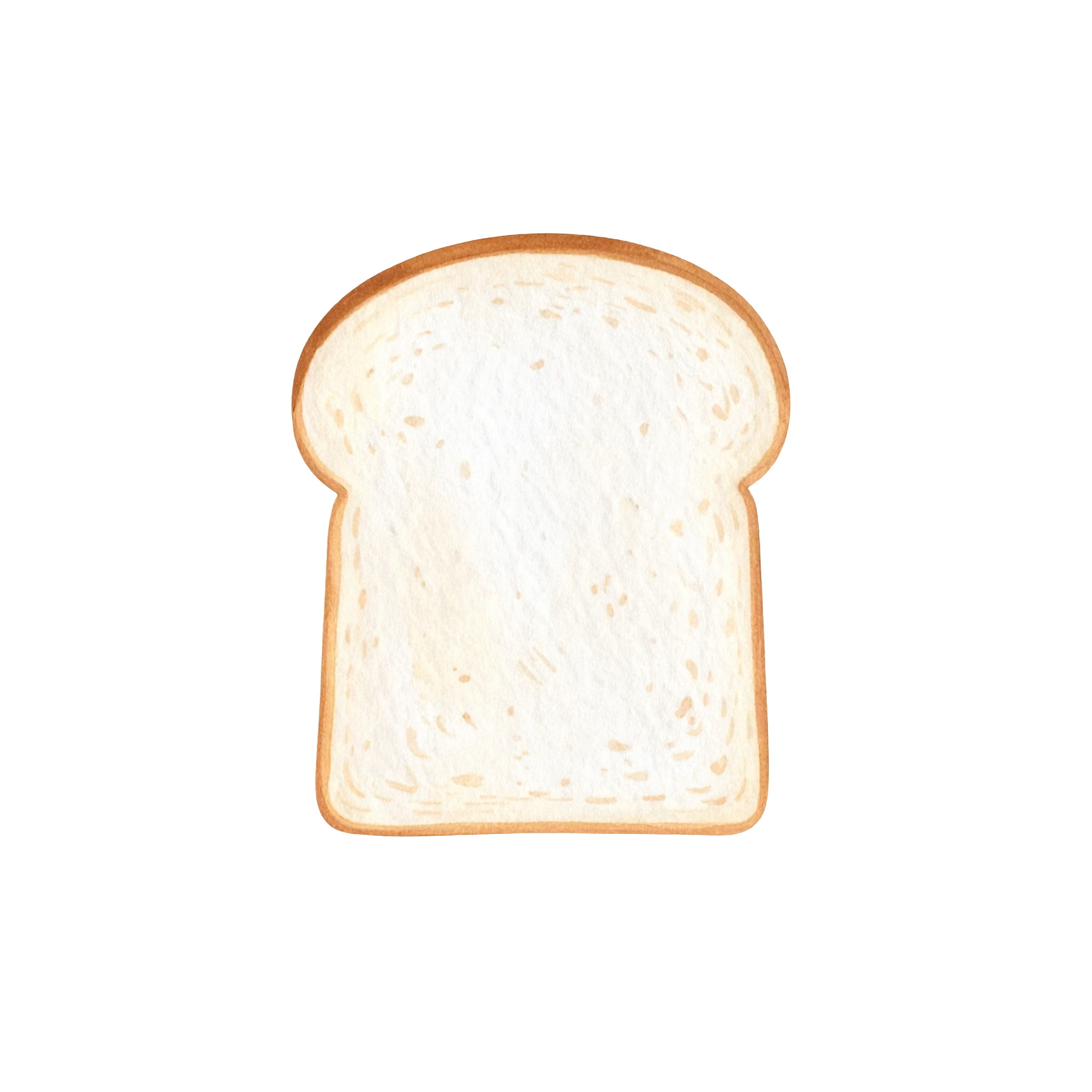 食パンの背景透過イラストフリー素材
