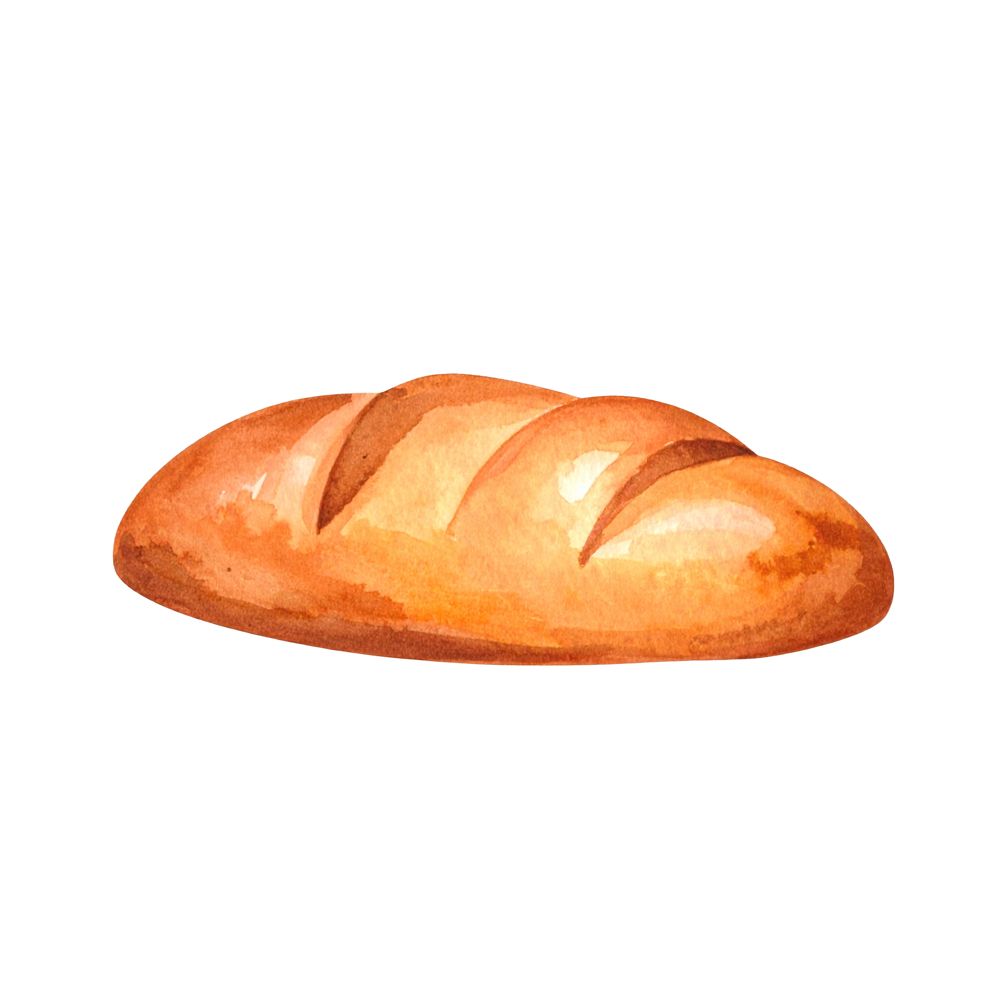 フランスパンのイラストフリー素材